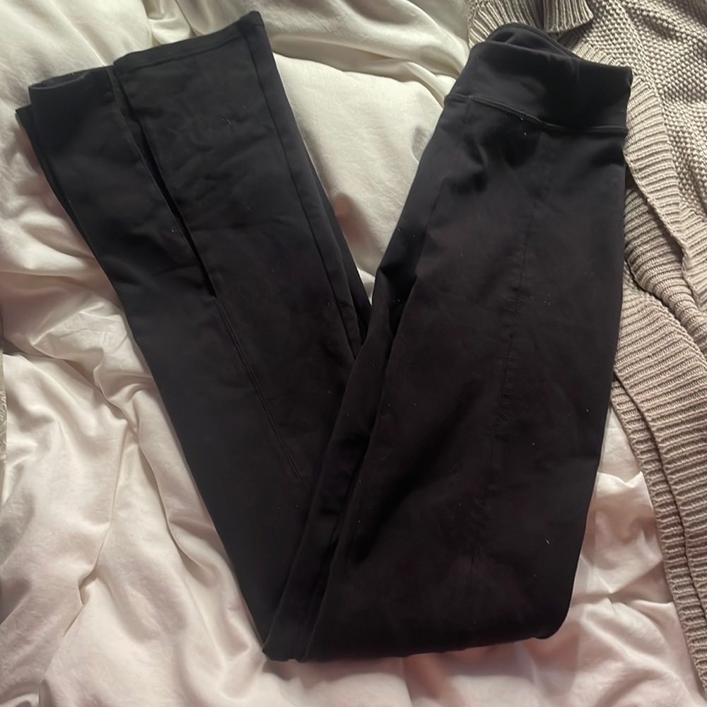 Alo high waisted split hem flare pants